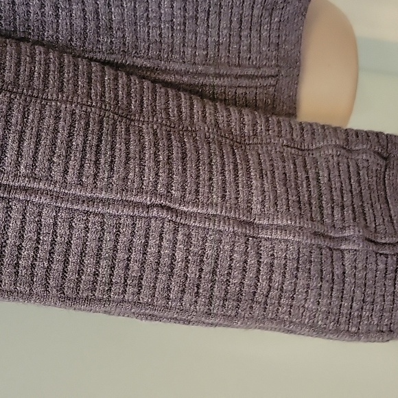 Cyrus Women's Grey Violet Rib Knit Cardigan NWT Size Medium - Picture 5 of 9